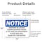 Signmission Door May Be Locked During Business Hours, 14 in W x Rectangle, Plastic OS-2PACK-NS-P-1014-L-11496 - alternate 7